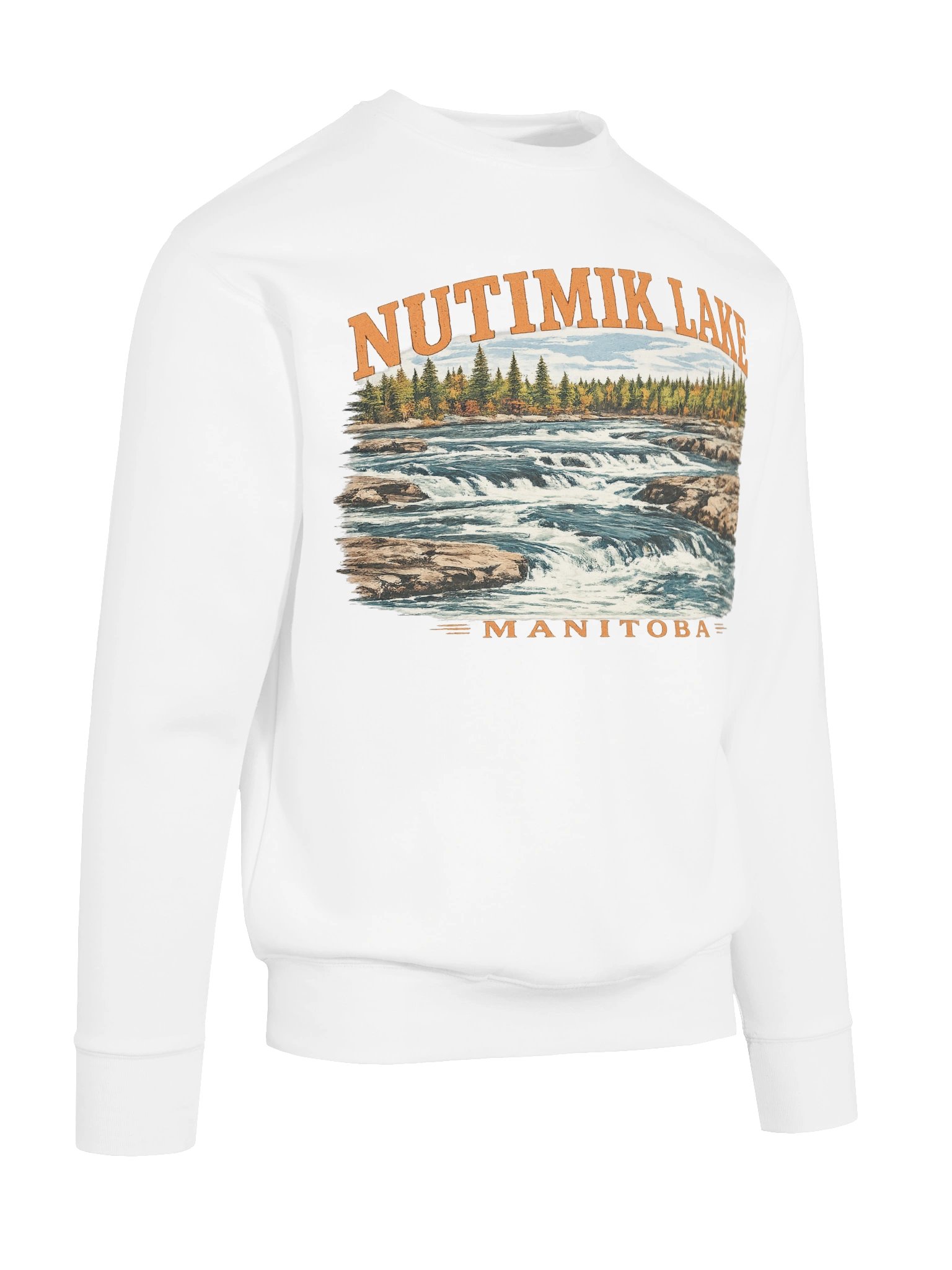Nutimik Lake Manitoba Crewneck - 100% Cotton Exterior product image (10)