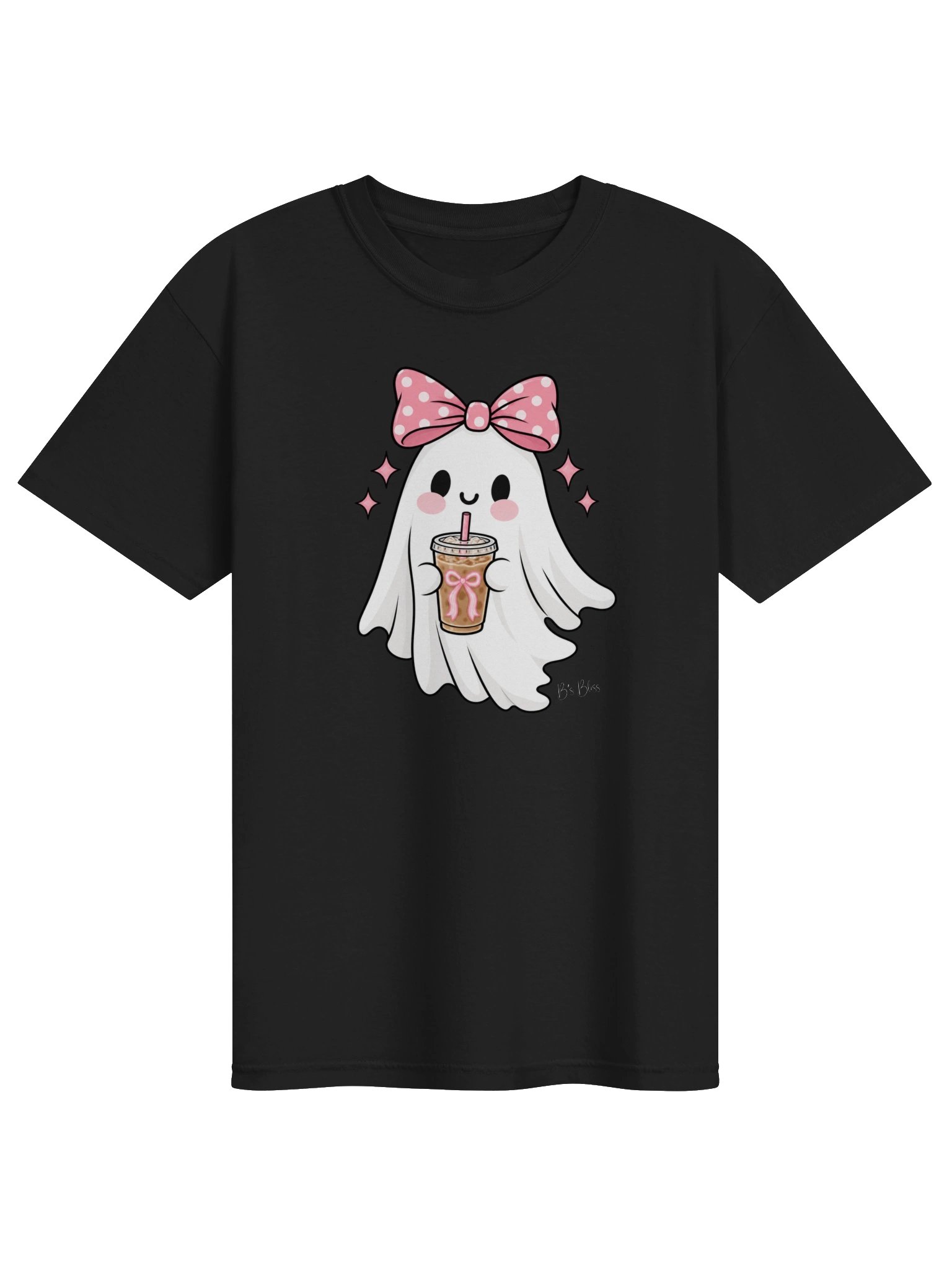 Comfort Colors Cute Iced Coffee Ghost Graphic T-Shirt product image (3)