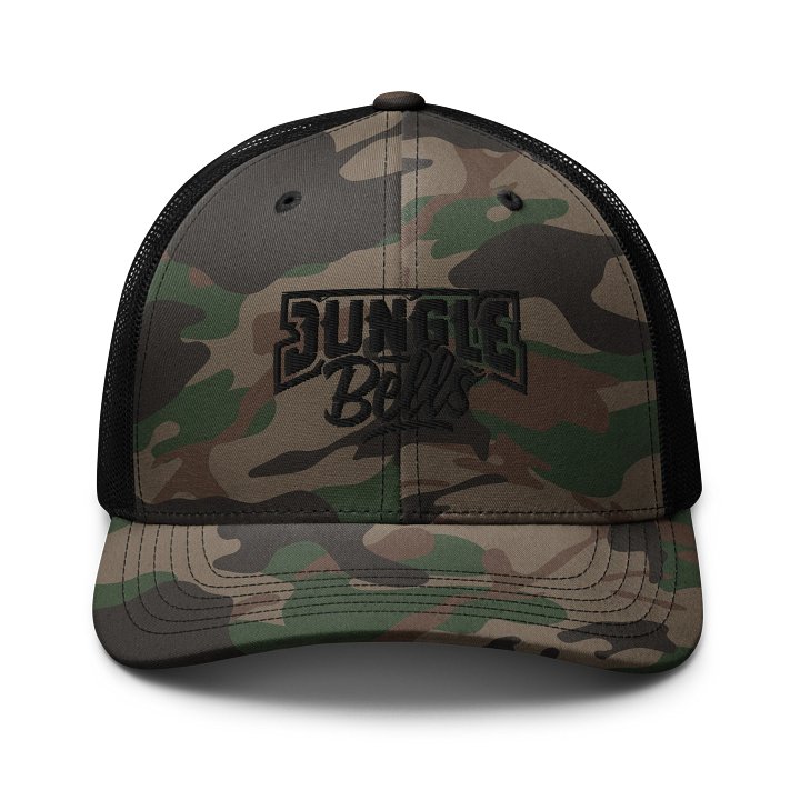 Jungle Bells Dark-Style Camo Hat product image (1)