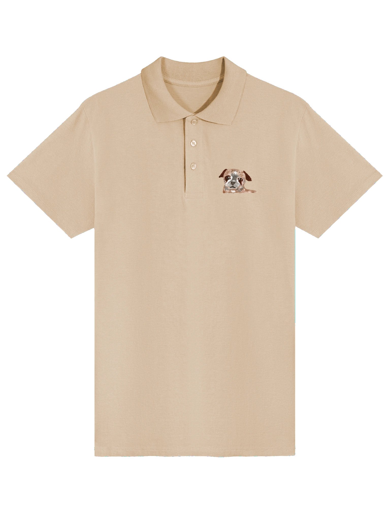 Pug Watercolour Premium Polo Shirt product image (1)
