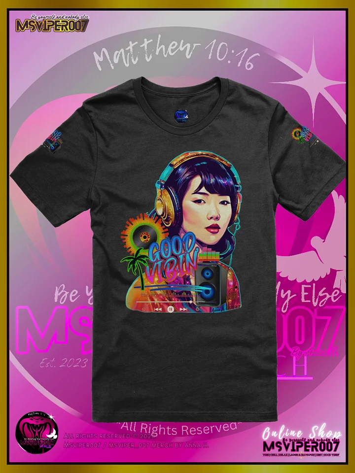 T-Shirt - MsViper007's "Good Vibin' [spectrum - V4]" Cozy Womens T-Shirt By Anna H. product image (1)