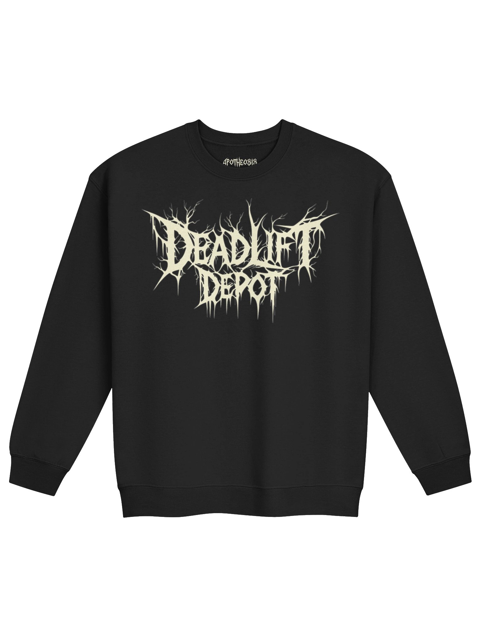The Vanity Crewneck Sweatshirt | Toxic Positivity | Oversized "Love Thyself" Sweatshirt | Deadlift Depot product image (2)