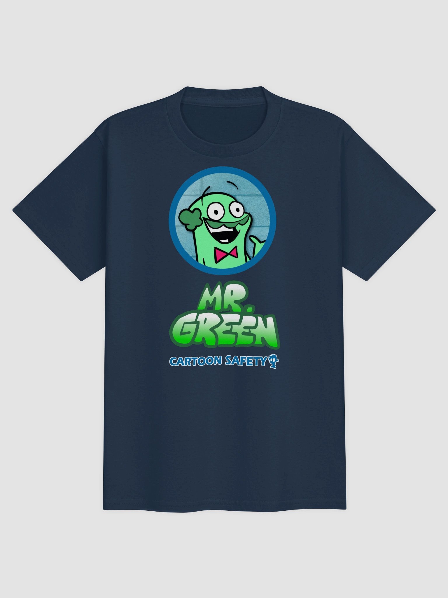 Cartoon Safety - Mr. Green Youth T-Shirt product image (1)