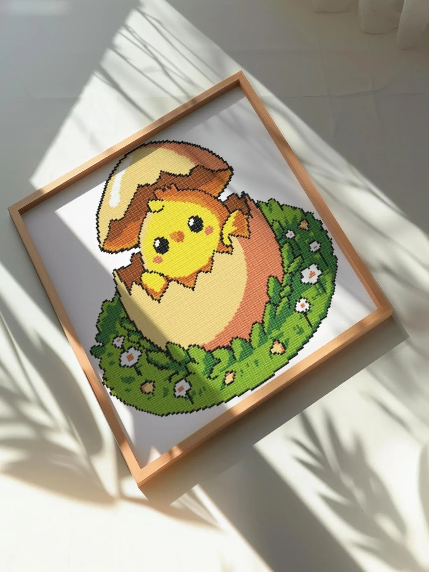 Yellow Chick Cross Stitch Pattern product image (5)