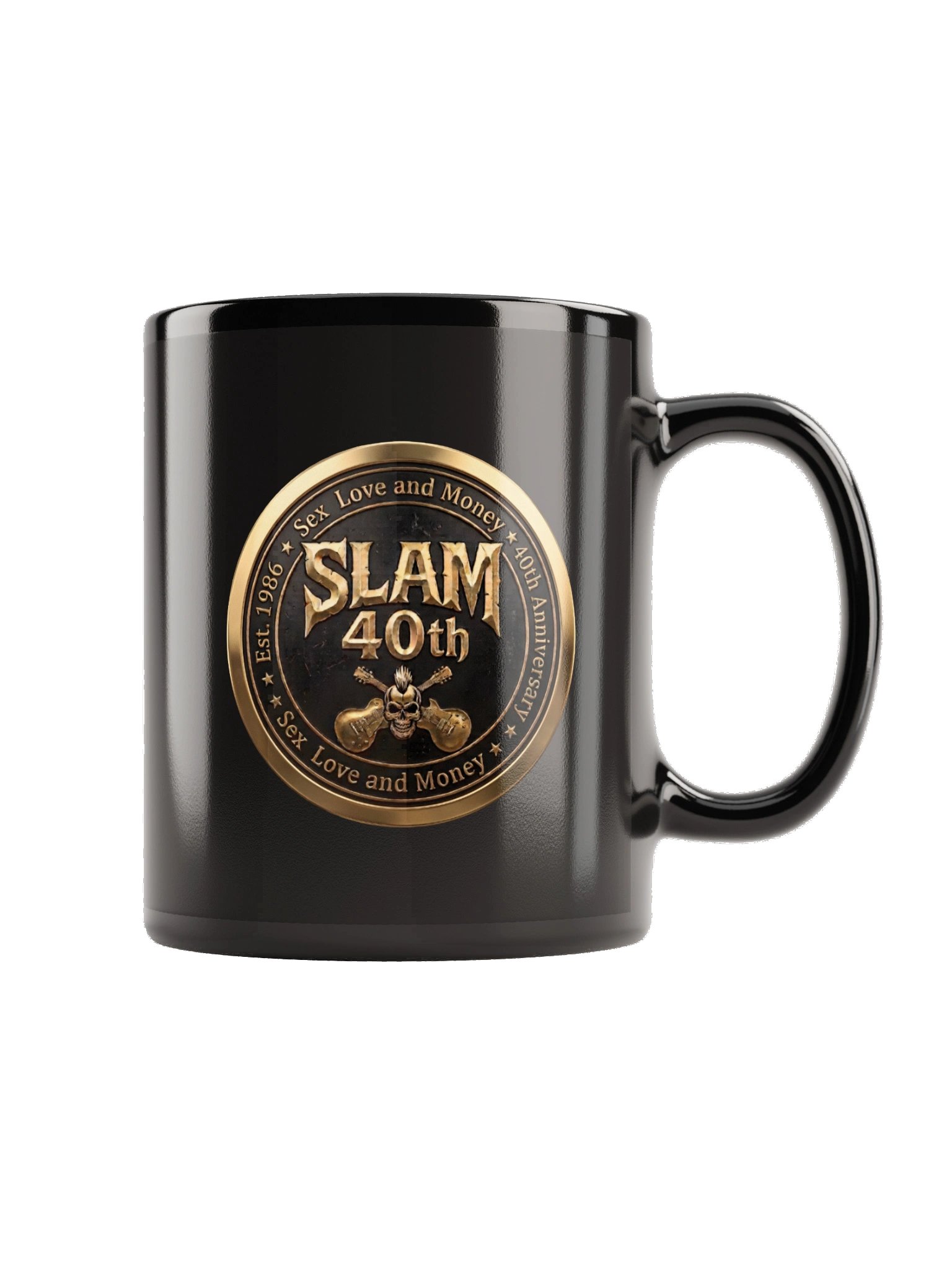 Official SLAM 40th Anniversary Black Glossy Mug product image (3)