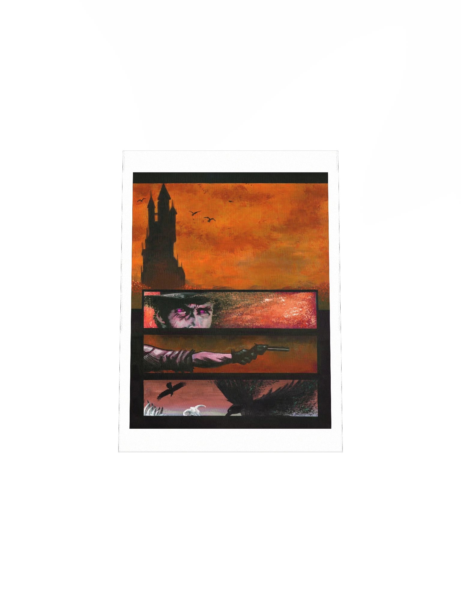 Dark Tower print (orange) product image (26)