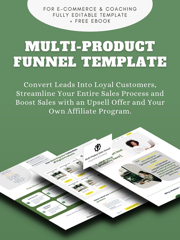 Multi-Product Sales Funnel Template product image (1)