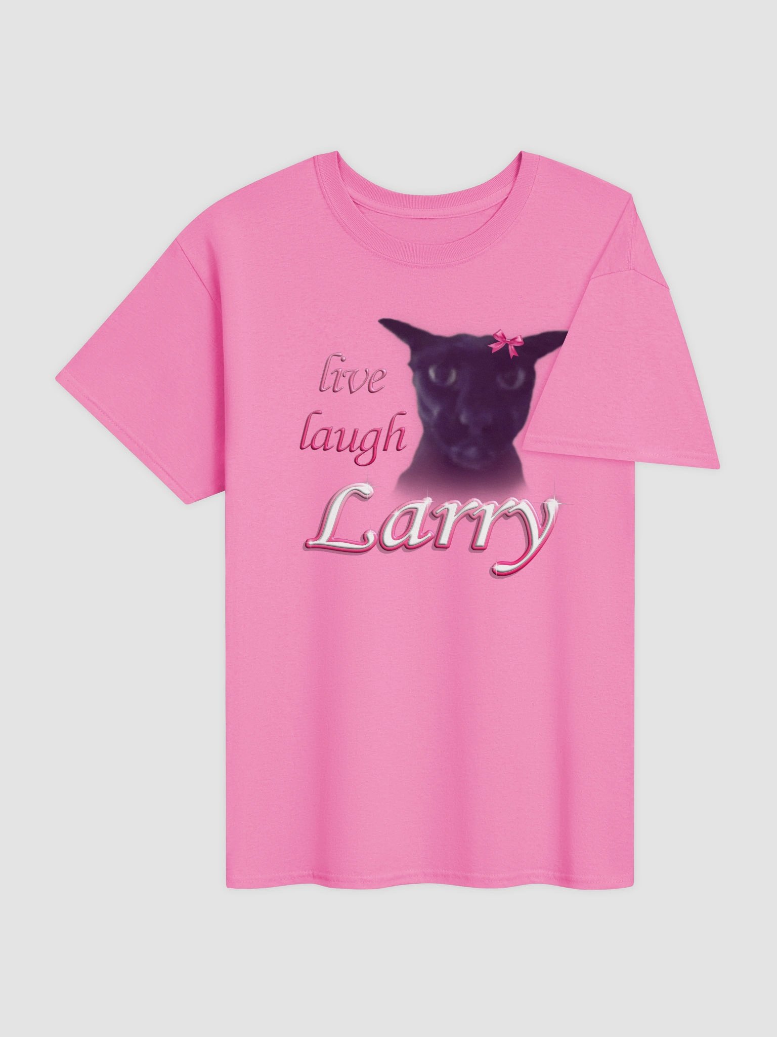 Live Laugh Larry Cat T-shirt product image (4)
