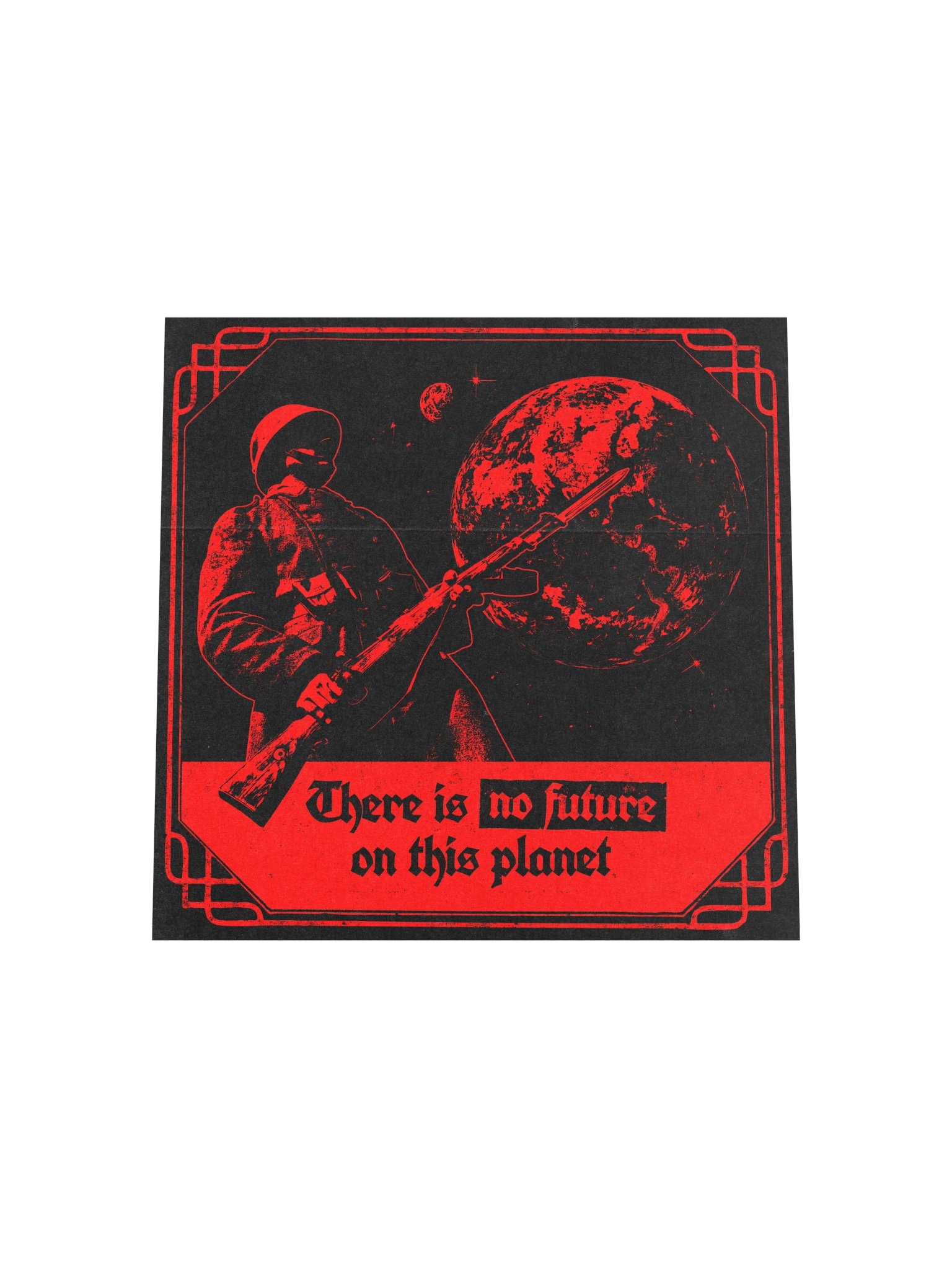 NO FUTURE POSTER RED product image (18)