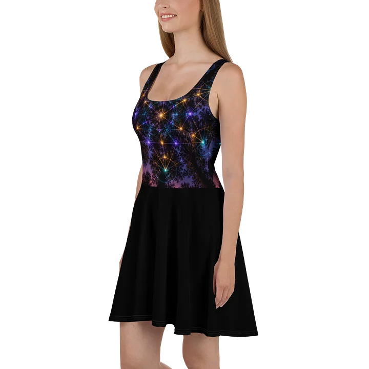 Starlit Frequency Skater Dress product image (1)