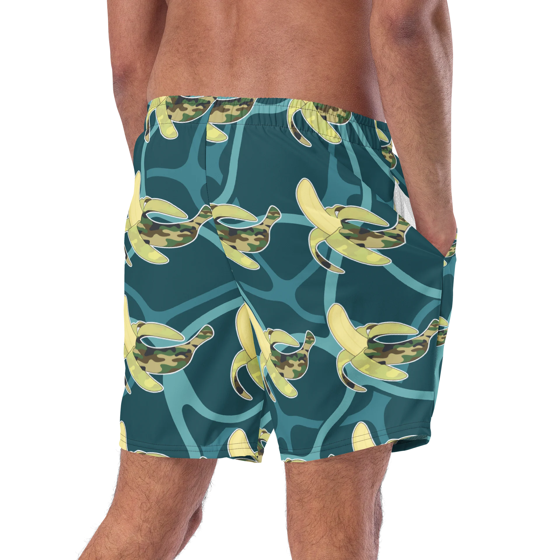 Banana Army Swim Trunks product image (9)