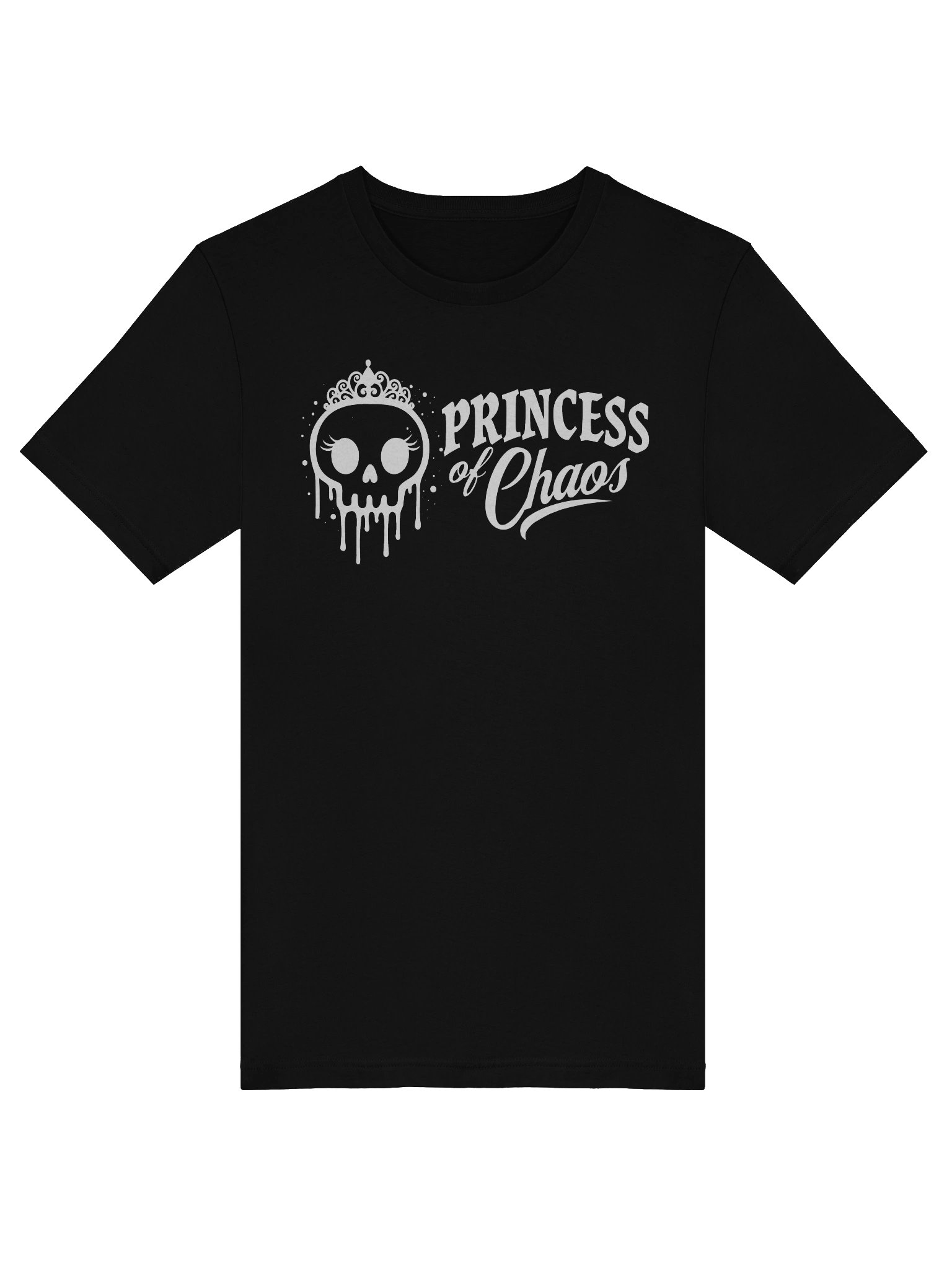 Princess of Chaos Skull Tee - White product image (89)