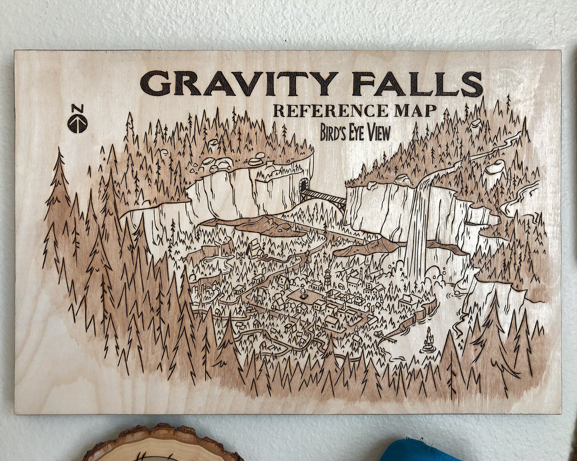 Gravity Falls Reference Map product image (1)