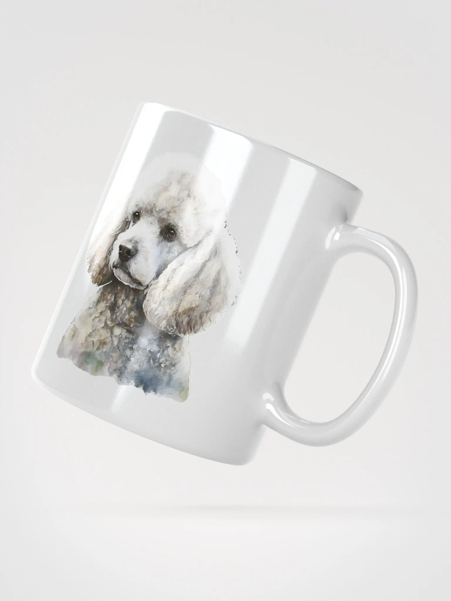 White Poodle Coffee Mug product image (2)