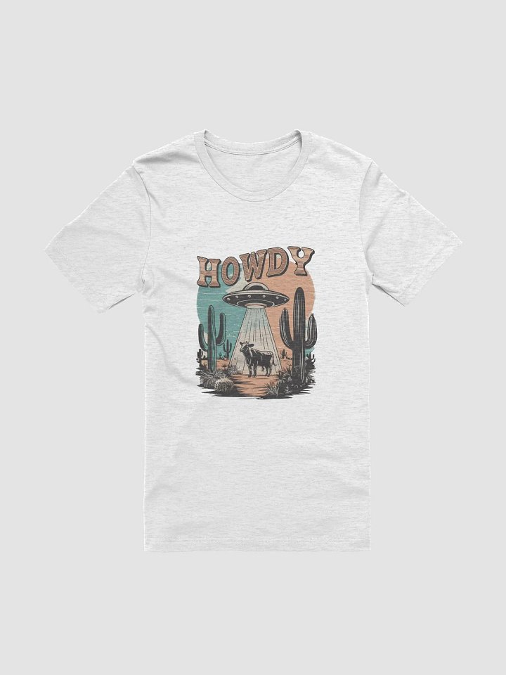 "Howdy-UFO" t-shirt (light background) product image (1)