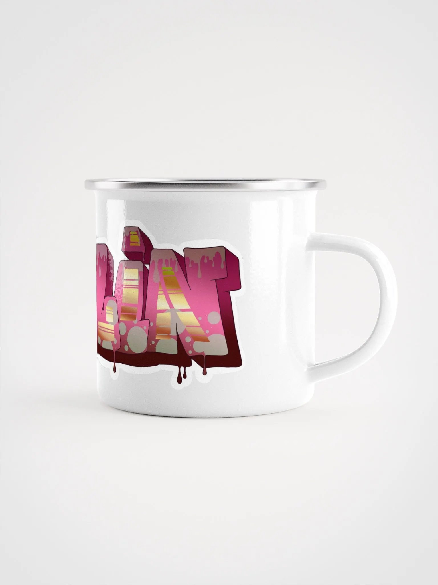 GREMLIN Graffiti Enamel Mug product image (1)