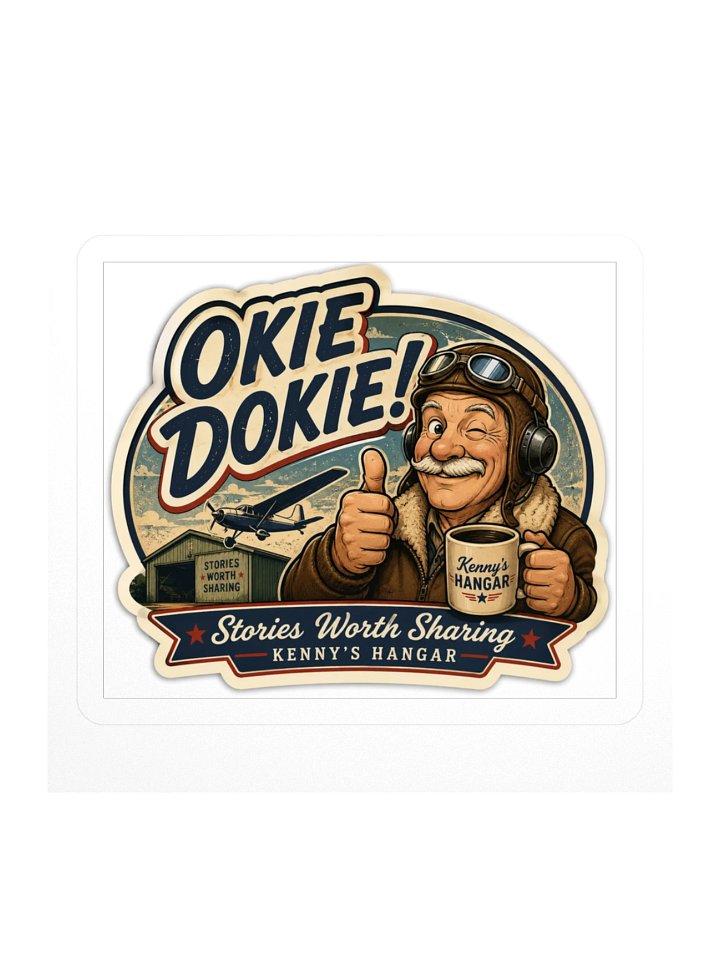 Okie Dokie Kiss Cut Sticker product image (1)