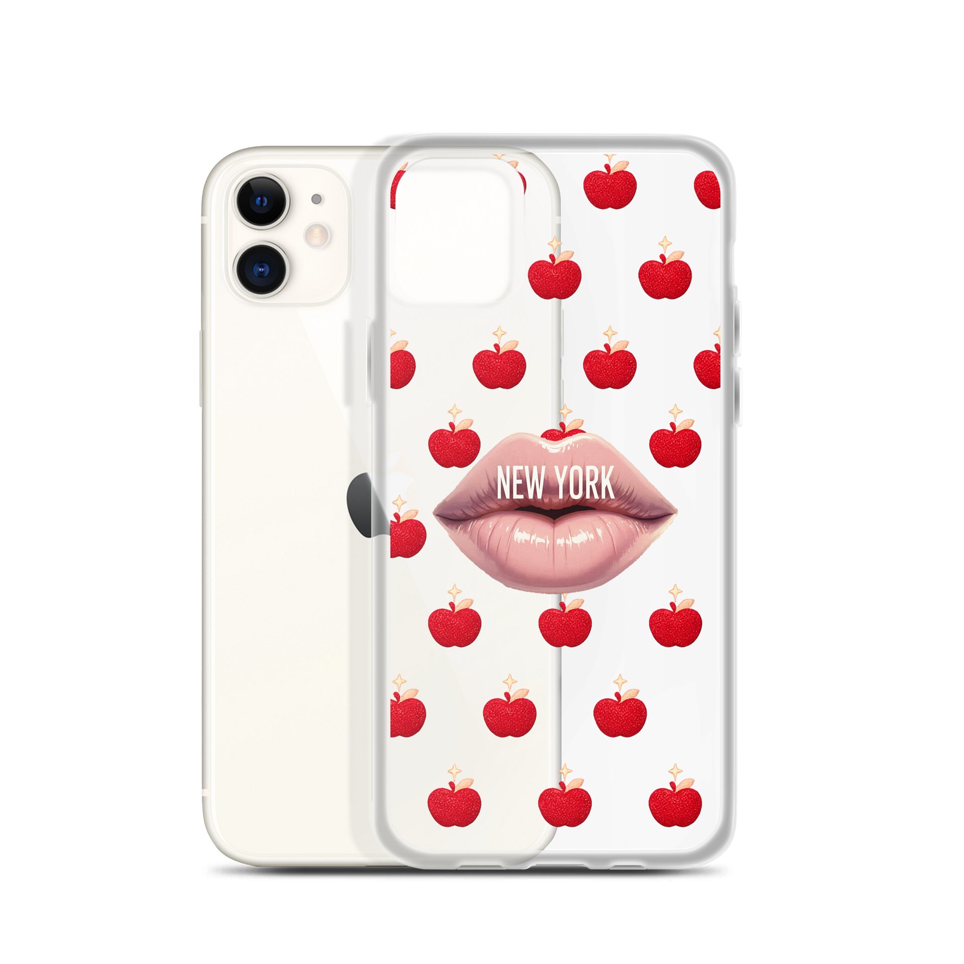 New York Apple Lips iPhone Case by AdrenRush product image (2)