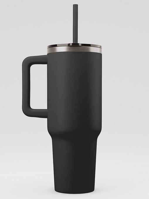 Photo showing Pinnacle Vacuum Insulated Travel Tumbler With Straw
