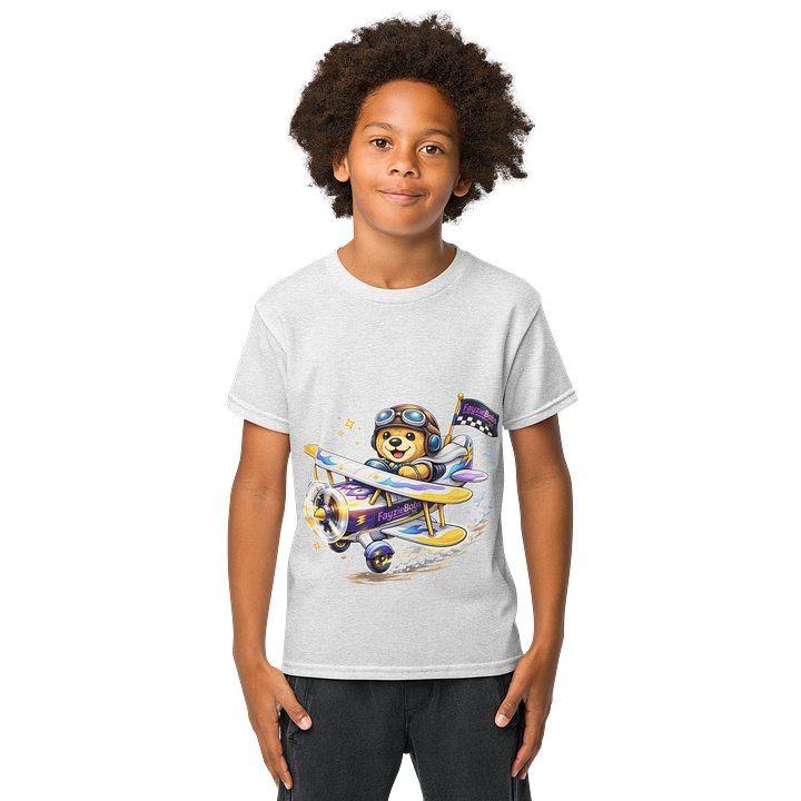 Bobzie Adventures Youth T-Shirt – Aviator Explorer Edition product image (9)