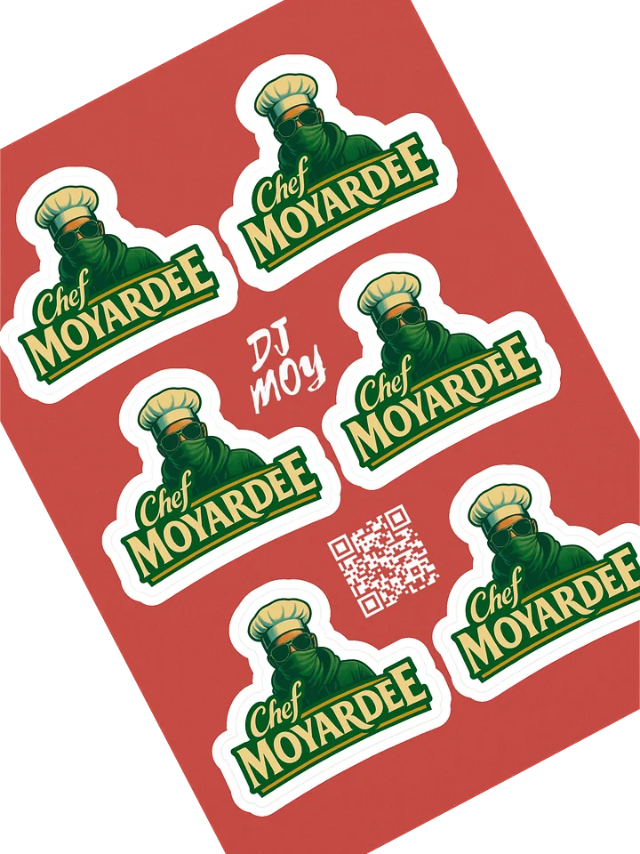 DJ Moy - Chef Moyardee Stickers product image (1)