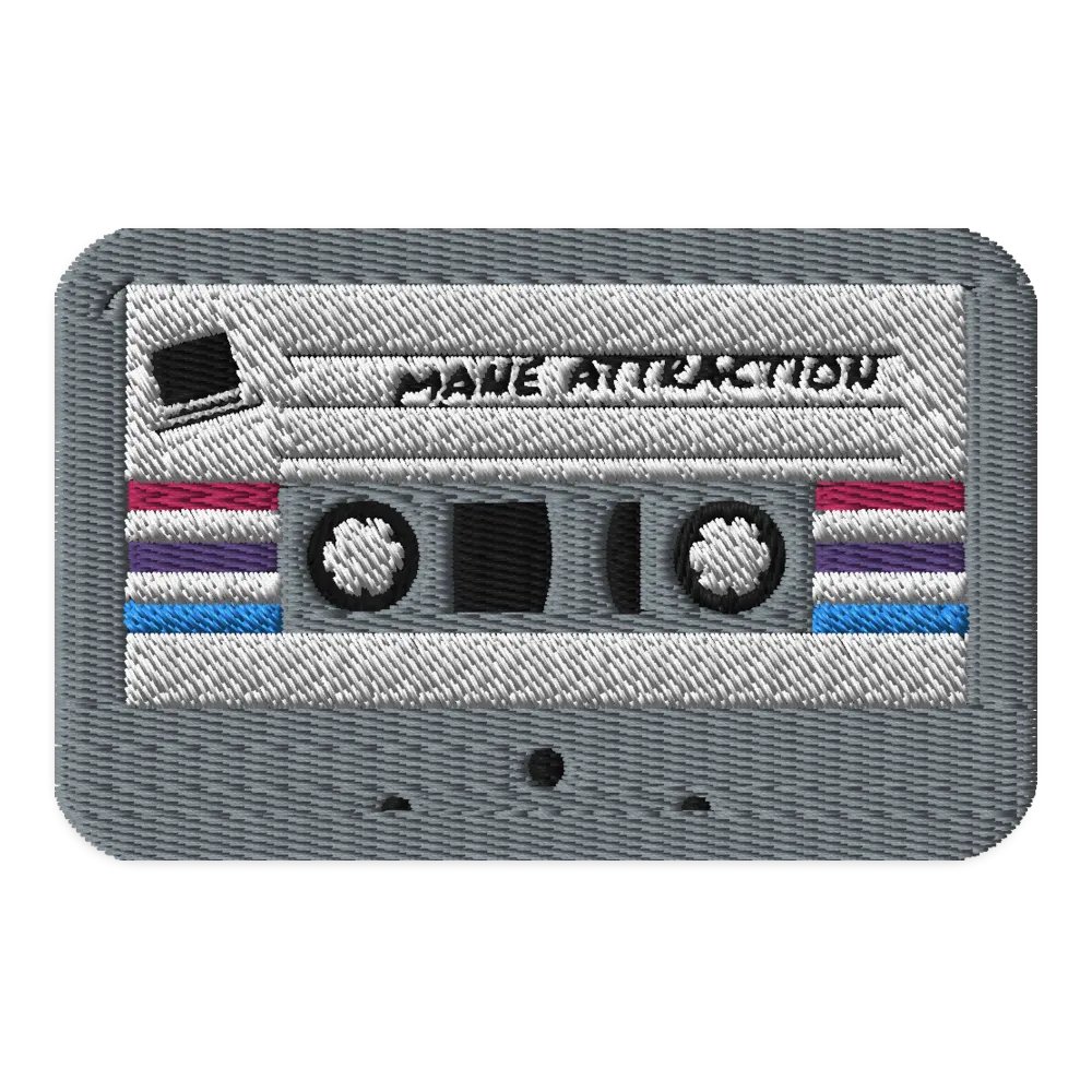 MA Cassette Embroidered Patch product image (1)