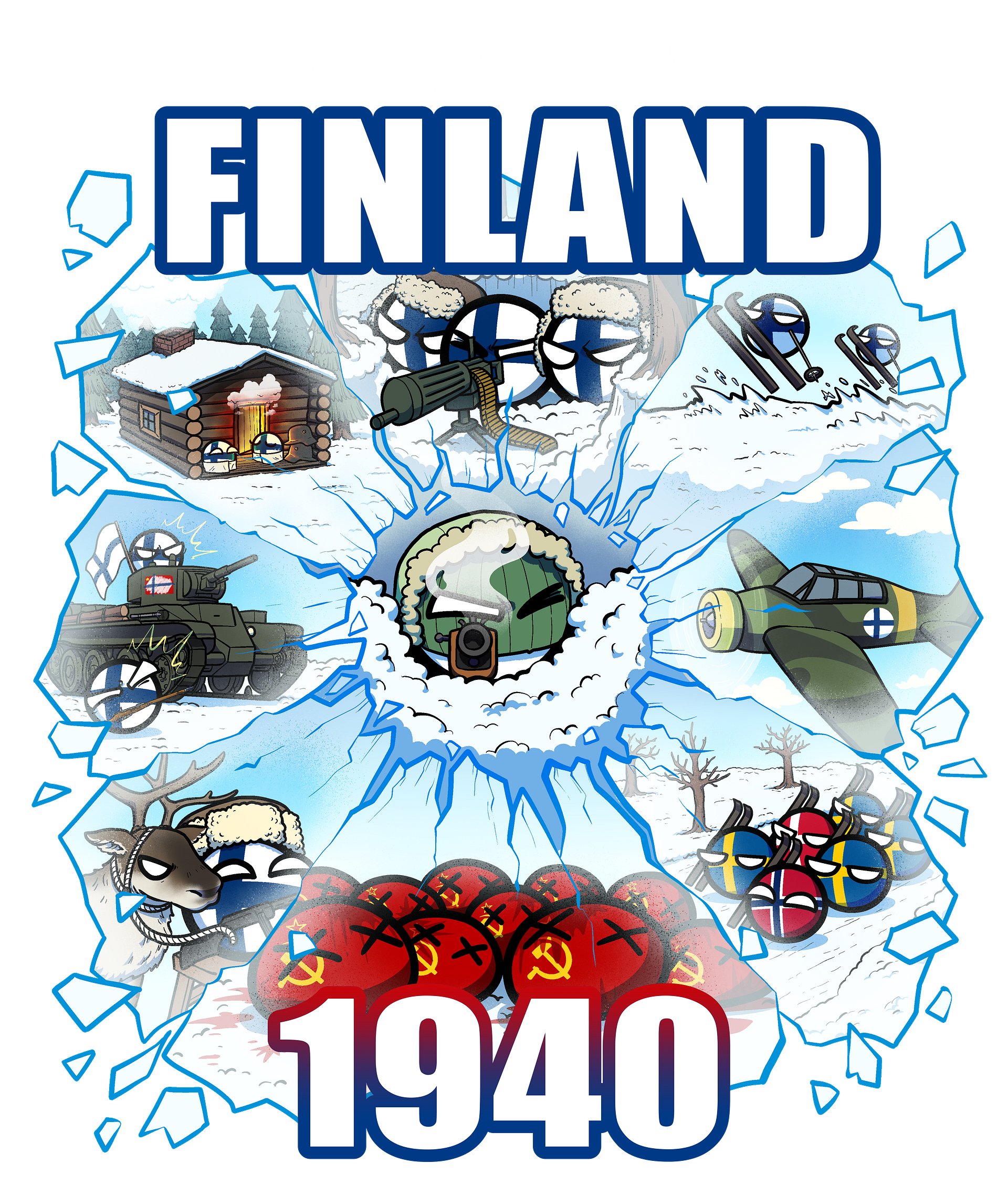 Welcome to Finland 1940 Premium T-shirt product image (9)