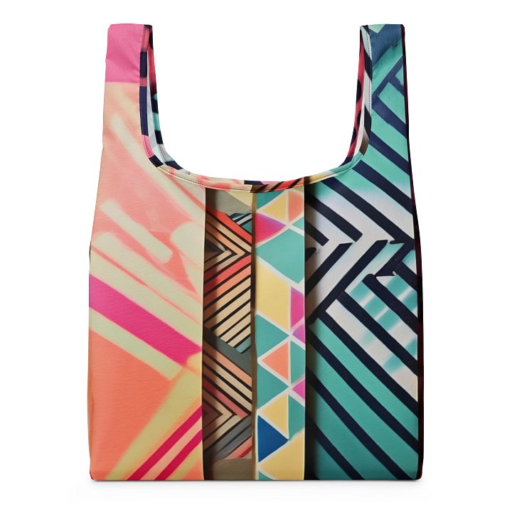 Eclectic Elegance Reusable Tote Bag product image (1)