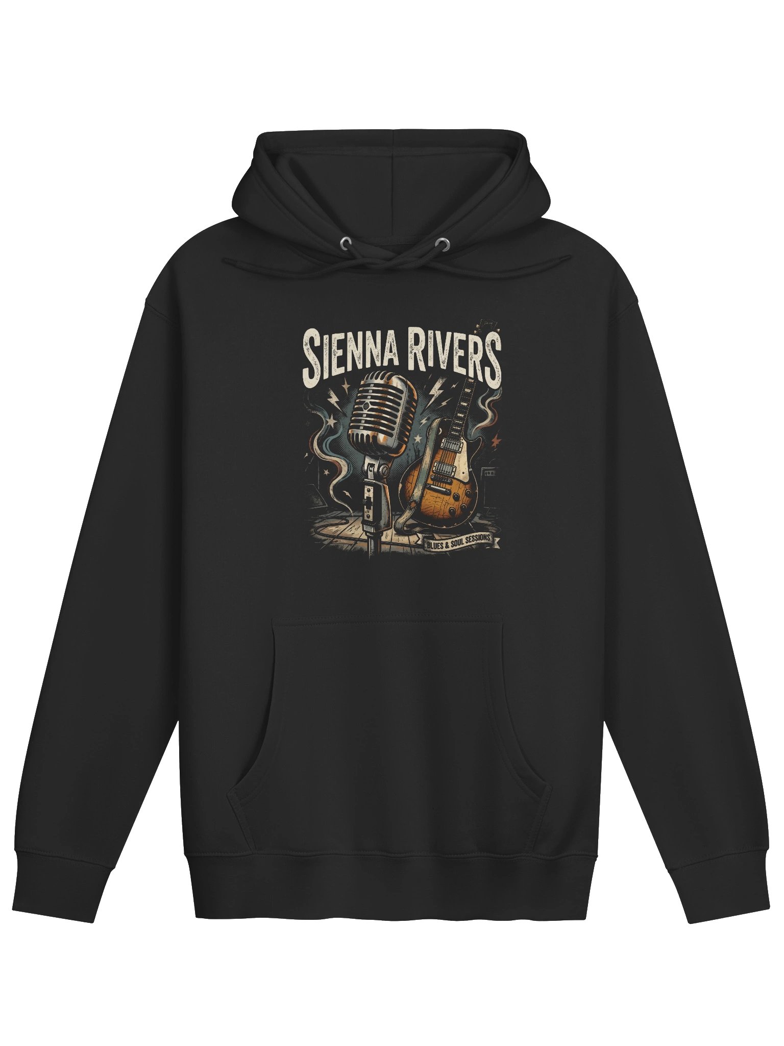 Sienna Rivers, Real Blues – Premium Hoodie (The Slogan Series) product image (1)