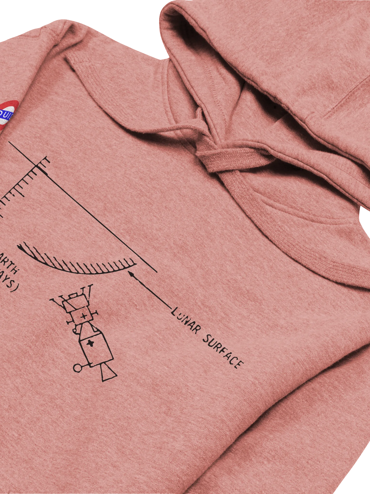 Apollo 1 Lunar Hoodie - Black product image (3)