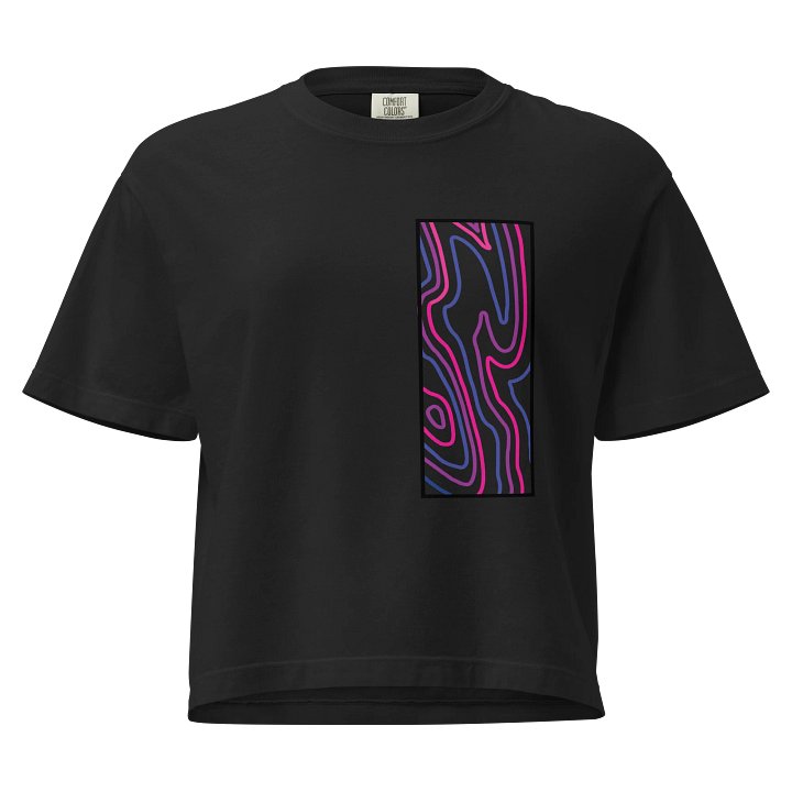 Topographic Pride Bi Shirt Vertical product image (1)