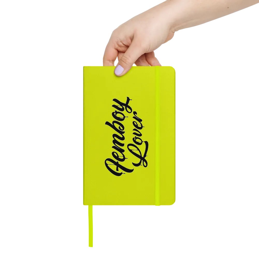 Femboy Lover (Black Text) Notebook product image (48)