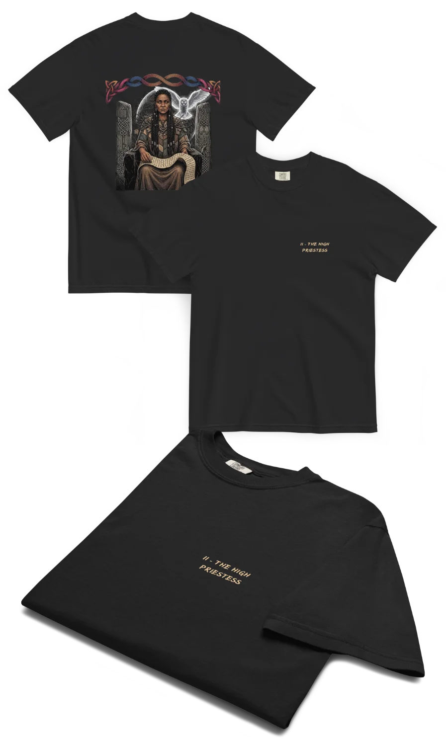 II - THE HIGH PRIESTESS Vintage Tee product image (4)