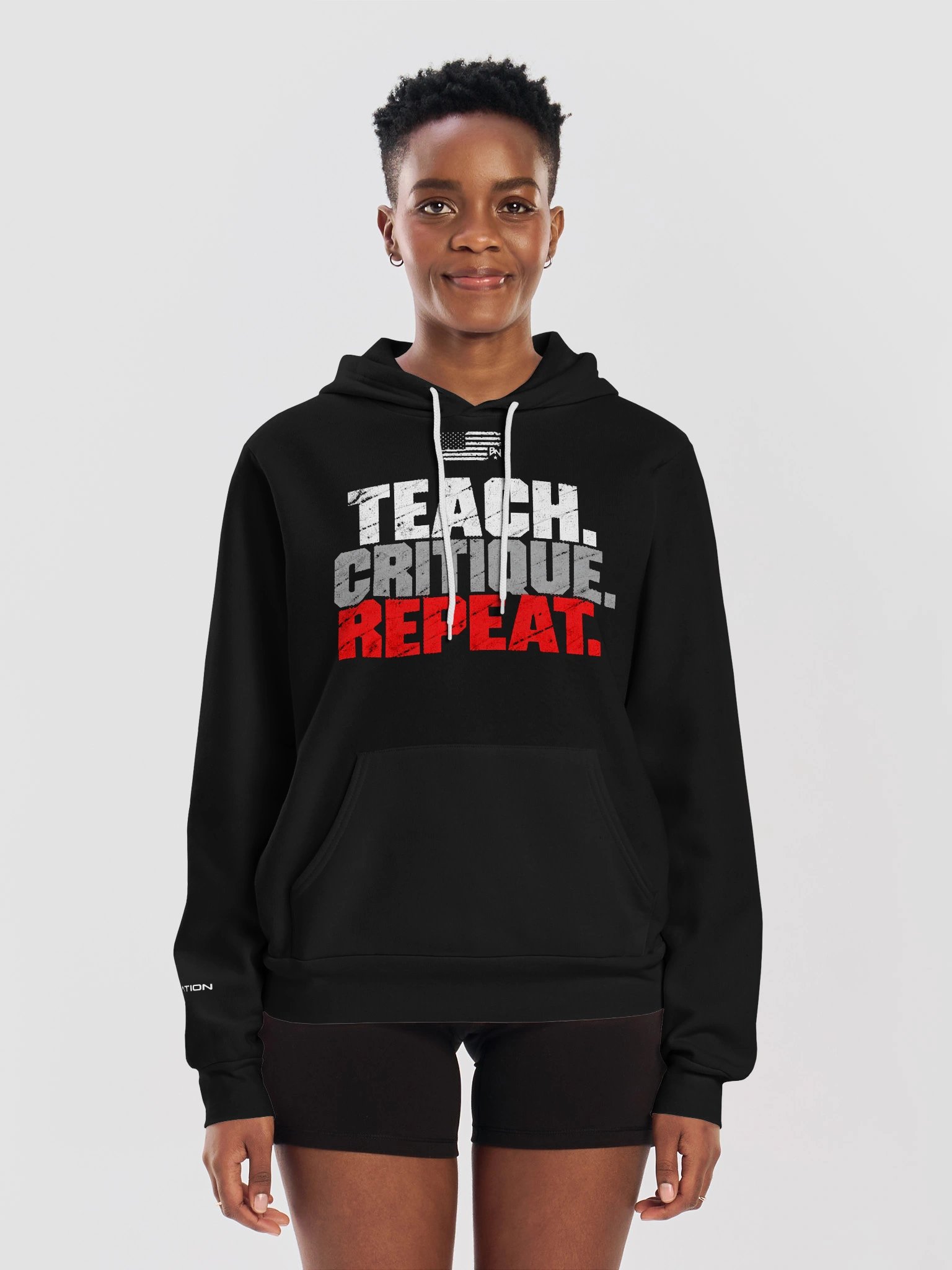 Teach. Critique. Repeat. | Performance Hoodie product image (9)