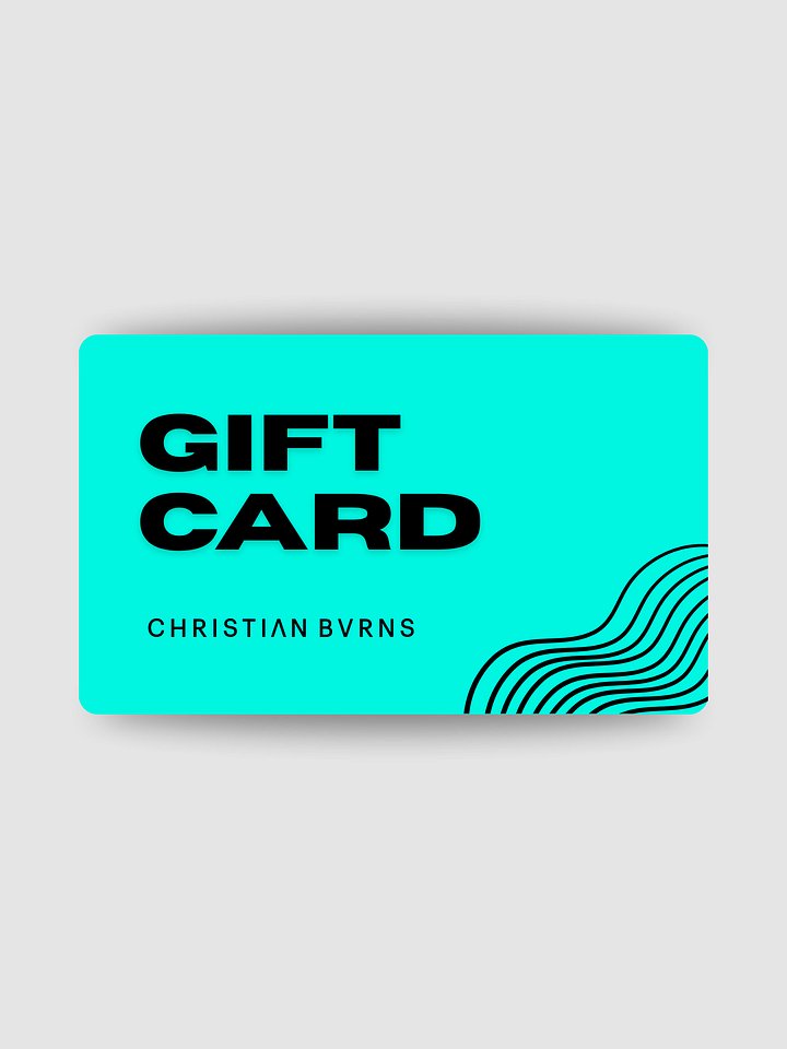 Christian Burns Gift Card product image (1)