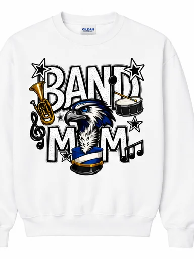 Band Mom Gildan Blend Sweat Shirt product image (1)
