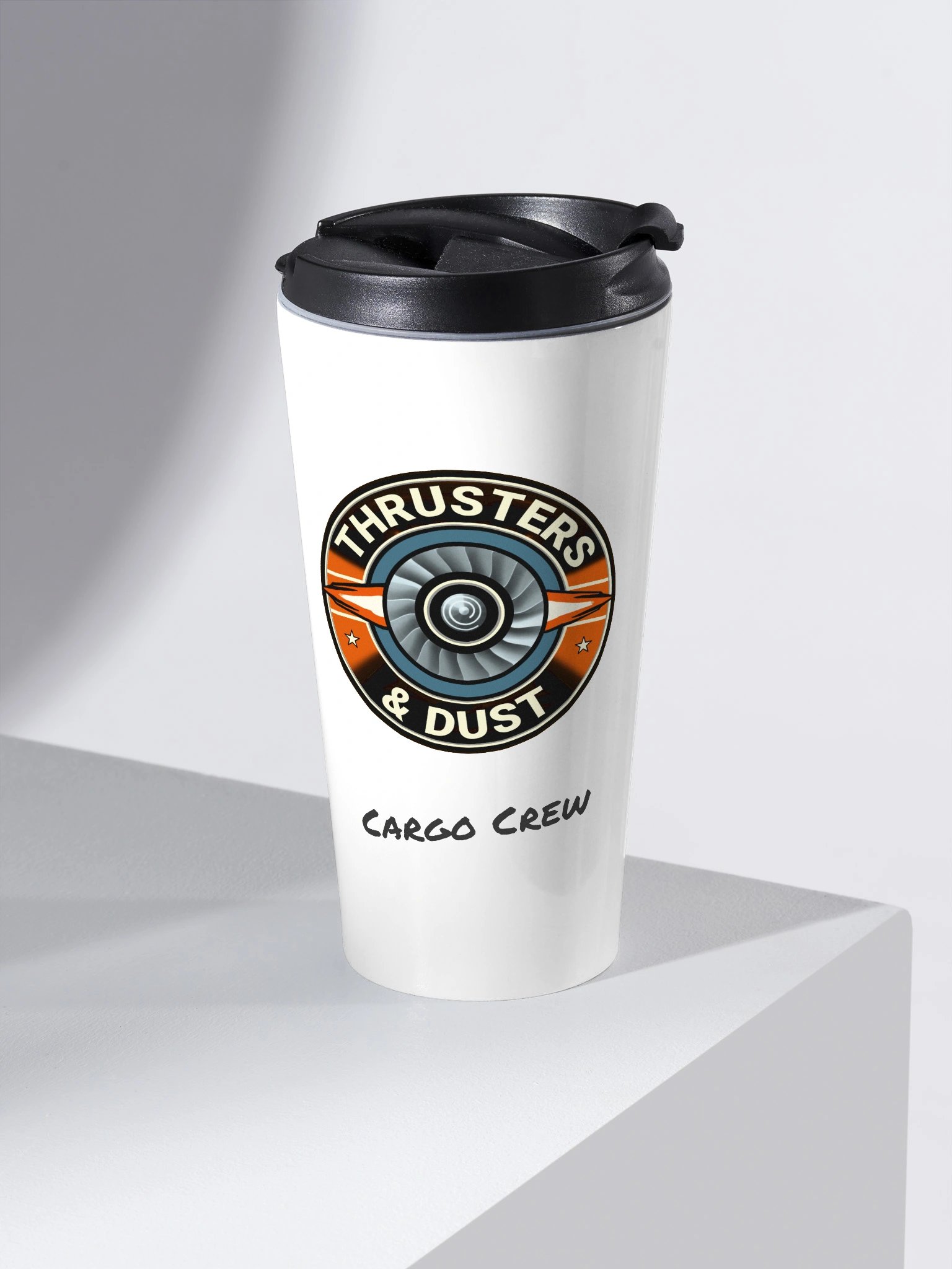 Thrusters & Dust Cargo Crew Travel Cup 15oz product image (1)
