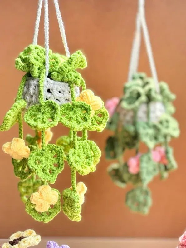 Car Hanging Plant Crochet Pattern product image (4)