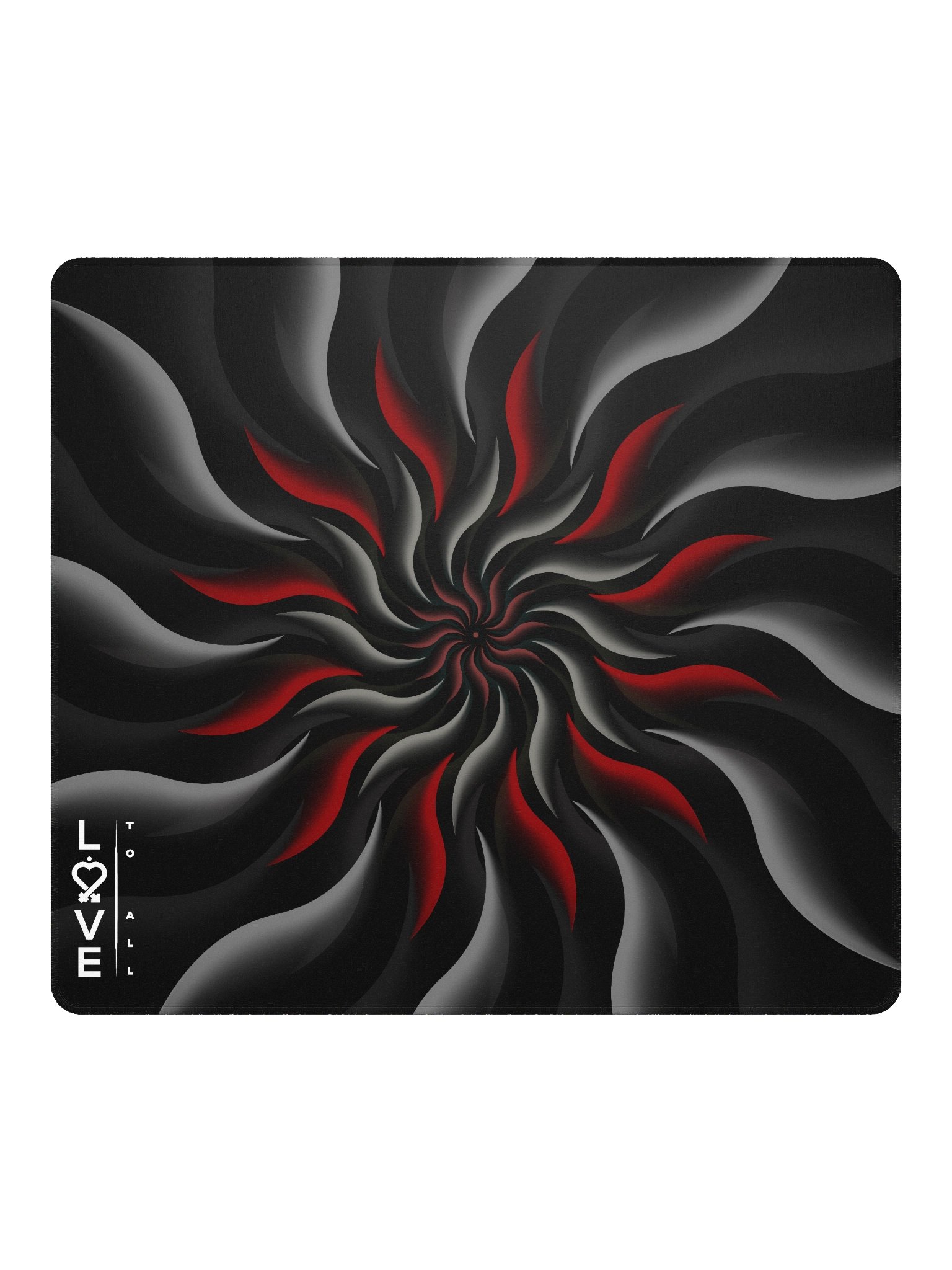 Red Mandala Large Mousepad product image (3)