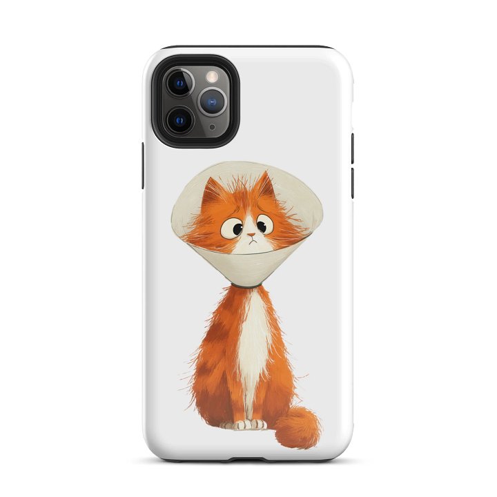 Sad Kitty Cone Collar iPhone® Tough Case product image (26)