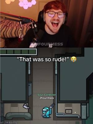 “That was so rude!” 😭 (Amongus Modded) #amongus #amongusgame #amongusmeme 