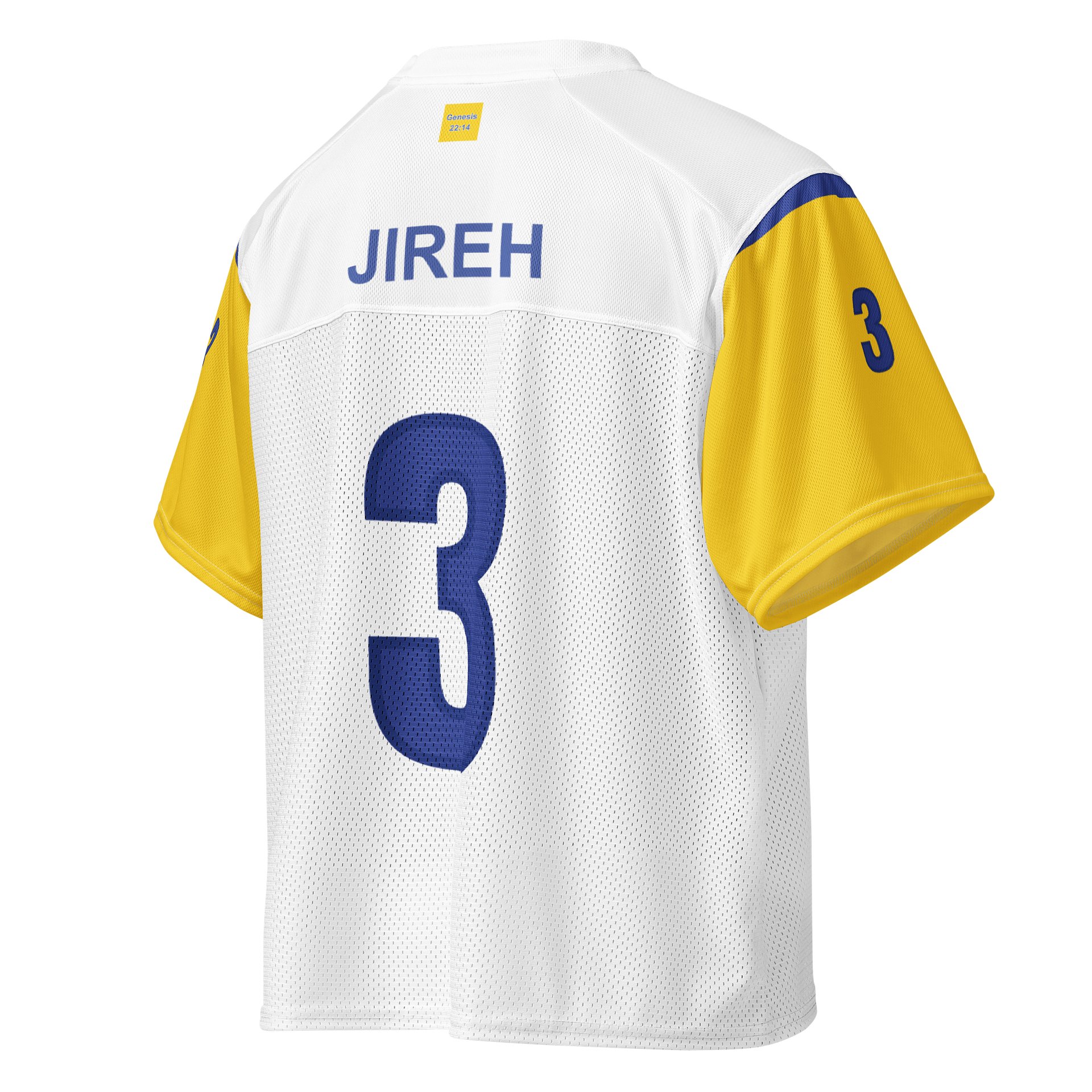 Jireh Jersey - White (LA Rams) | John 1:1 Co. product image (3)