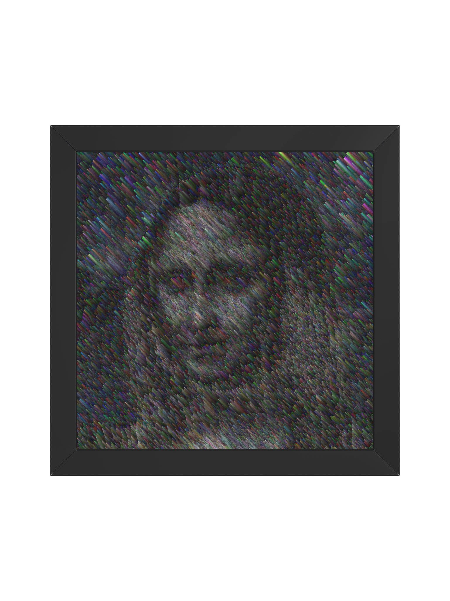 Framed Corrupted Mona Lisa Poster product image (1)