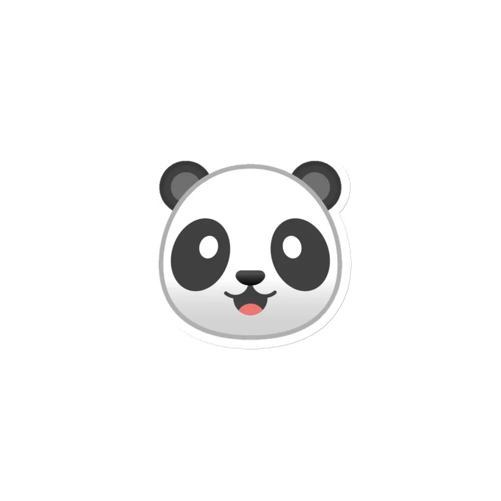 Panda Logo Die-Cut Magnet product image (1)