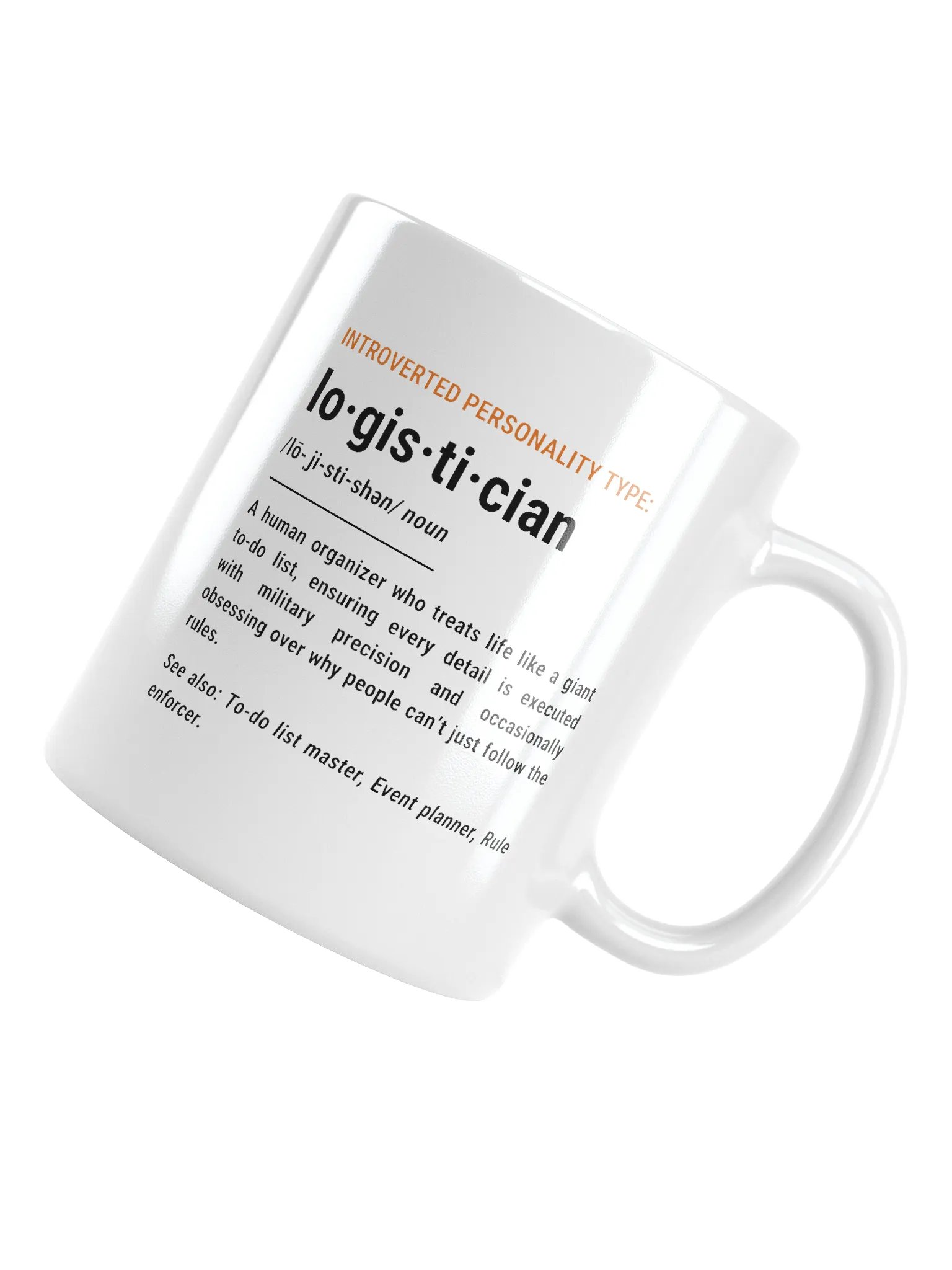 Introverted Personality Type: Logistician Mug product image (5)