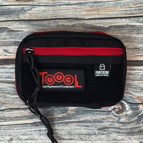 Custom Ghost case for @toool.us #lockfest2026 #locksport #lockpicking #edc @thepouchcrew