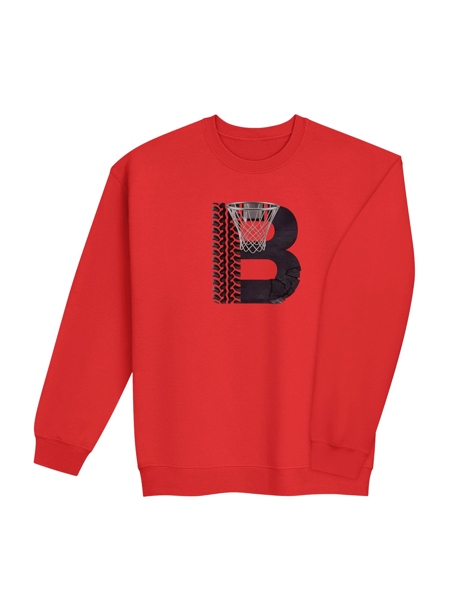 Cracked B Basketball Hoop Crewneck product image (4)