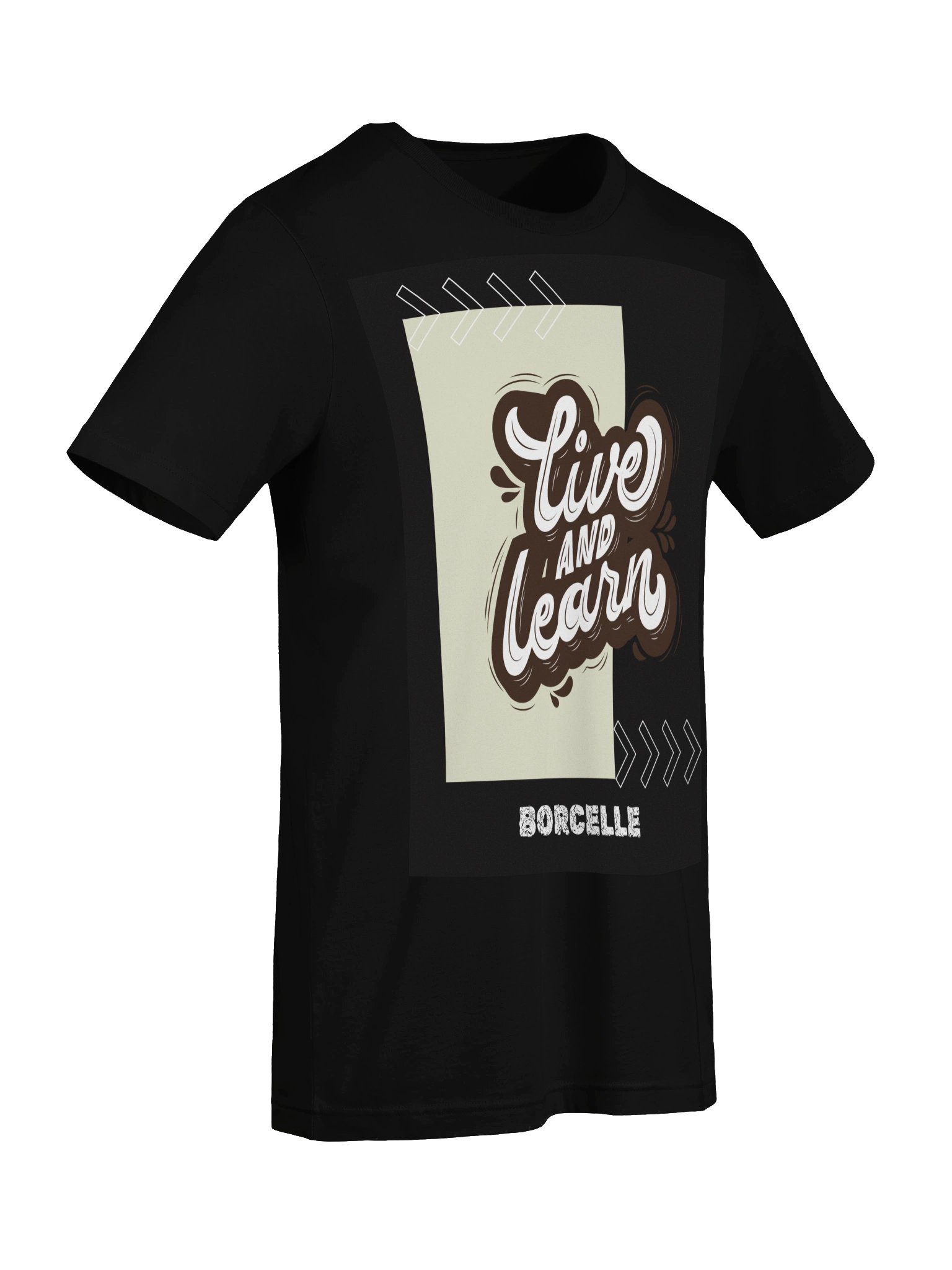 Live and Learn T-Shirt | Inspirational Typography Graphic Tee for Women | Positive Quote Shirt | Motivational Gift product image (4)