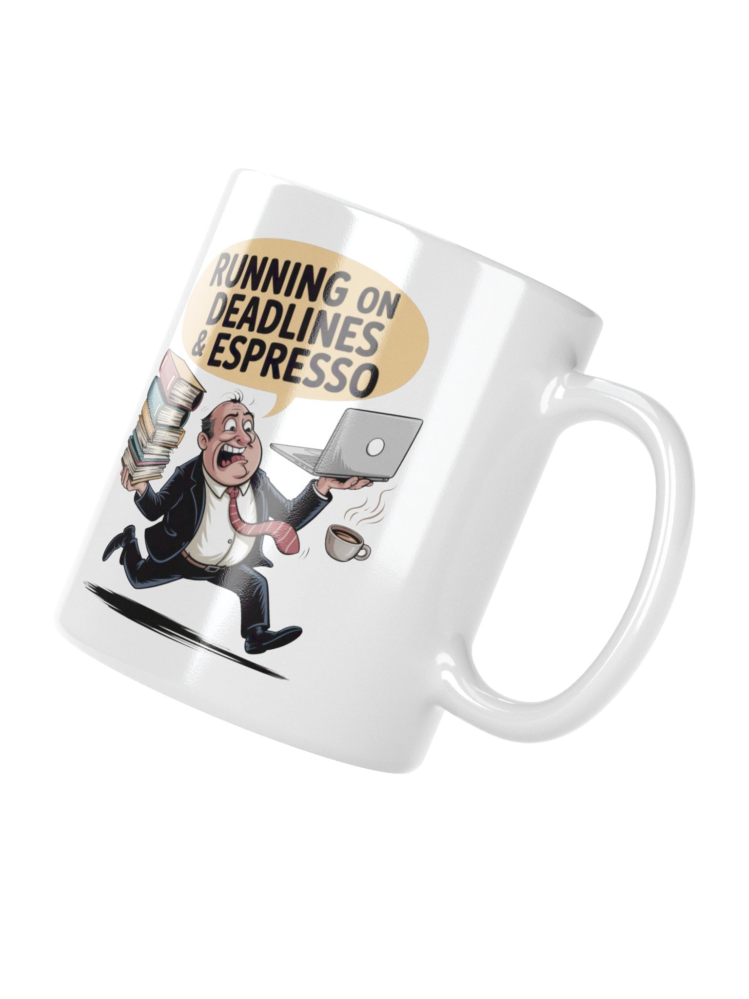 Running on Deadlines and Espresso Mug – Funny Boss Gift product image (10)