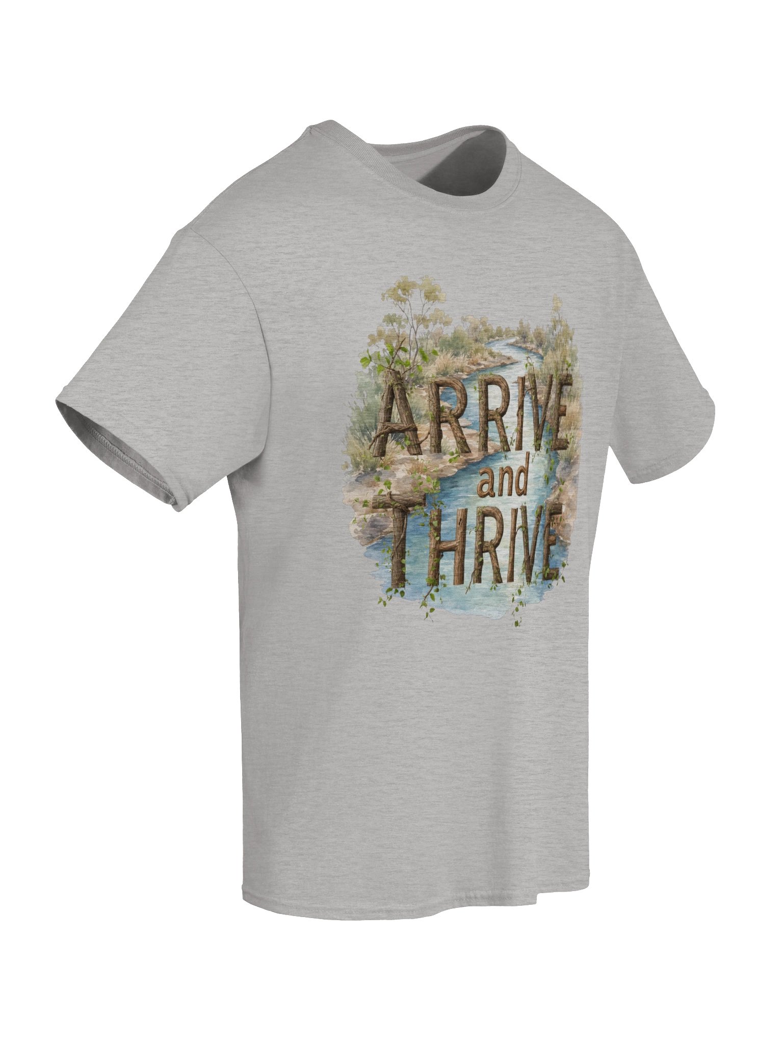 Arrive and Thrive Heavy T-Shirt (White Label) product image (2)